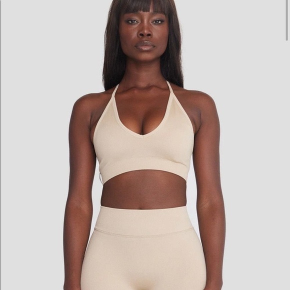 CSB x Issy Seamless Bra in Oat | WORN ONCE